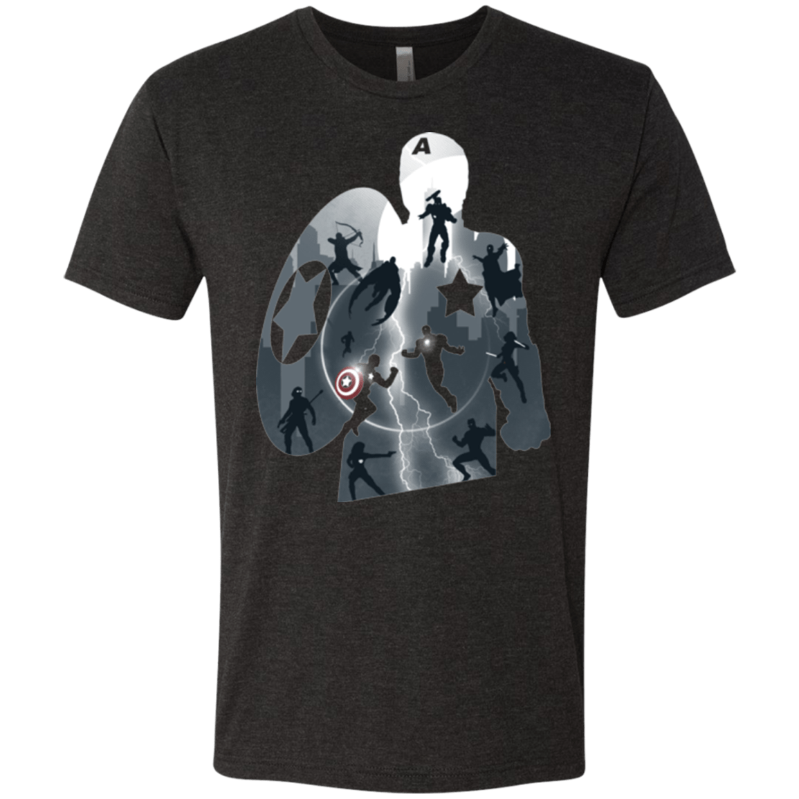 T-Shirts Vintage Black / Small Heroes War Men's Triblend T-Shirt