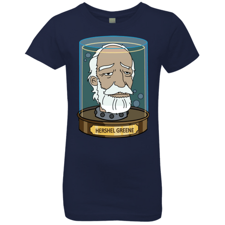 T-Shirts Midnight Navy / YXS Hershel Greene Head Girls Premium T-Shirt