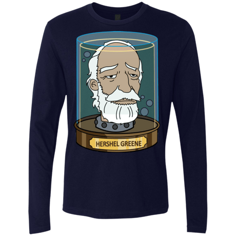 T-Shirts Midnight Navy / Small Hershel Greene Head Men's Premium Long Sleeve