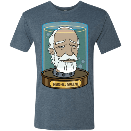 T-Shirts Indigo / Small Hershel Greene Head Men's Triblend T-Shirt