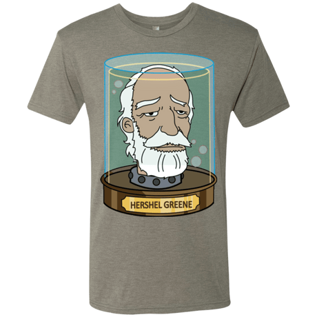 T-Shirts Venetian Grey / Small Hershel Greene Head Men's Triblend T-Shirt