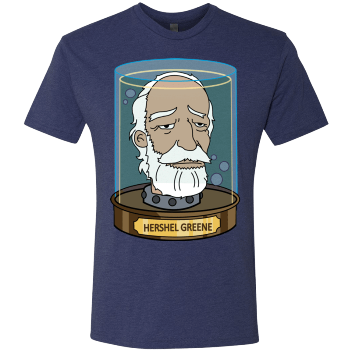 T-Shirts Vintage Navy / Small Hershel Greene Head Men's Triblend T-Shirt