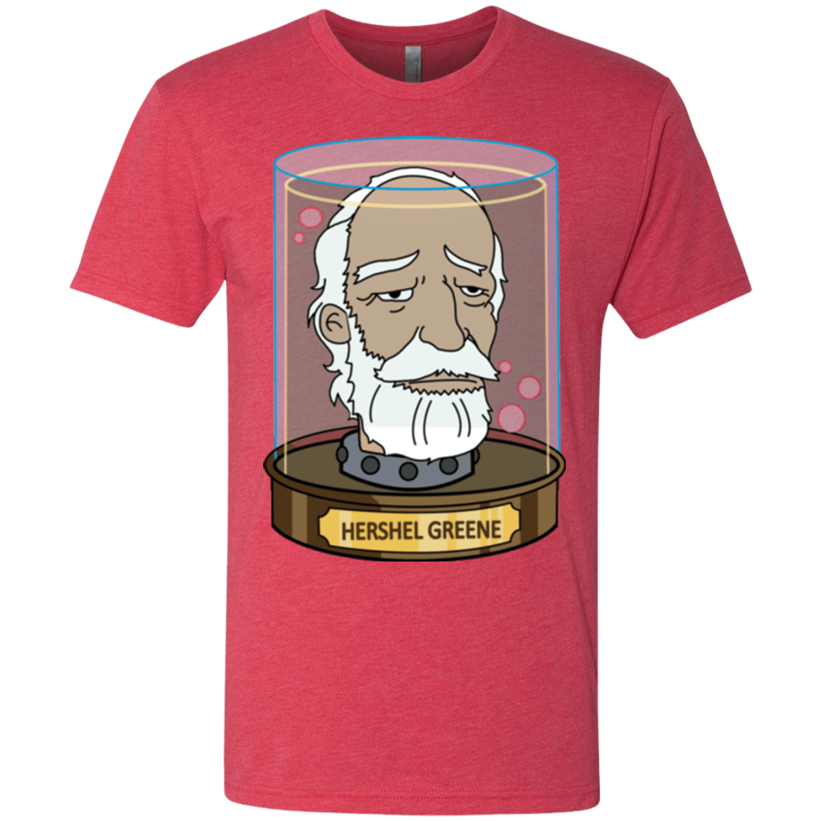 T-Shirts Vintage Red / Small Hershel Greene Head Men's Triblend T-Shirt