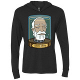 Hershel Greene Head Triblend Long Sleeve Hoodie Tee