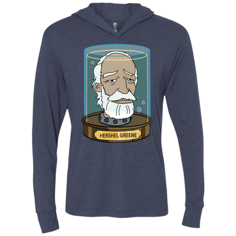 T-Shirts Vintage Navy / X-Small Hershel Greene Head Triblend Long Sleeve Hoodie Tee