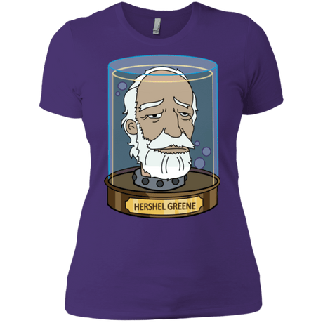 T-Shirts Purple / X-Small Hershel Greene Head Women's Premium T-Shirt