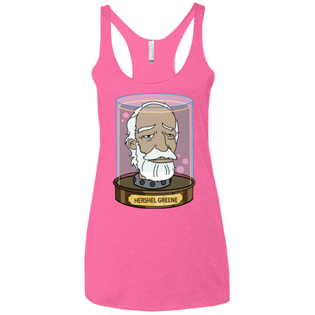 T-Shirts Vintage Pink / X-Small Hershel Greene Head Women's Triblend Racerback Tank