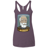 T-Shirts Vintage Purple / X-Small Hershel Greene Head Women's Triblend Racerback Tank