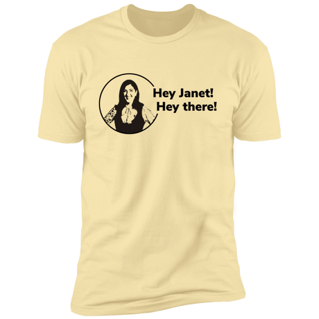 T-Shirts Banana Cream / S Hey Janet Men's Premium T-Shirt