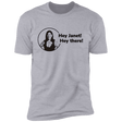 T-Shirts Heather Grey / S Hey Janet Men's Premium T-Shirt