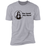 T-Shirts Heather Grey / S Hey Janet Men's Premium T-Shirt