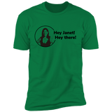 T-Shirts Kelly Green / S Hey Janet Men's Premium T-Shirt