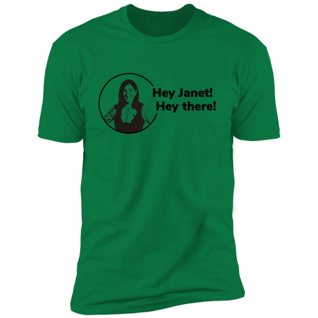 T-Shirts Kelly Green / S Hey Janet Men's Premium T-Shirt