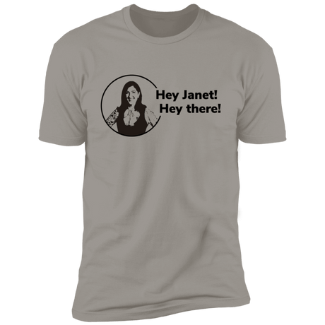 T-Shirts Light Grey / S Hey Janet Men's Premium T-Shirt