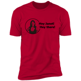 T-Shirts Red / S Hey Janet Men's Premium T-Shirt