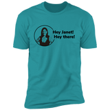 T-Shirts Tahiti Blue / S Hey Janet Men's Premium T-Shirt
