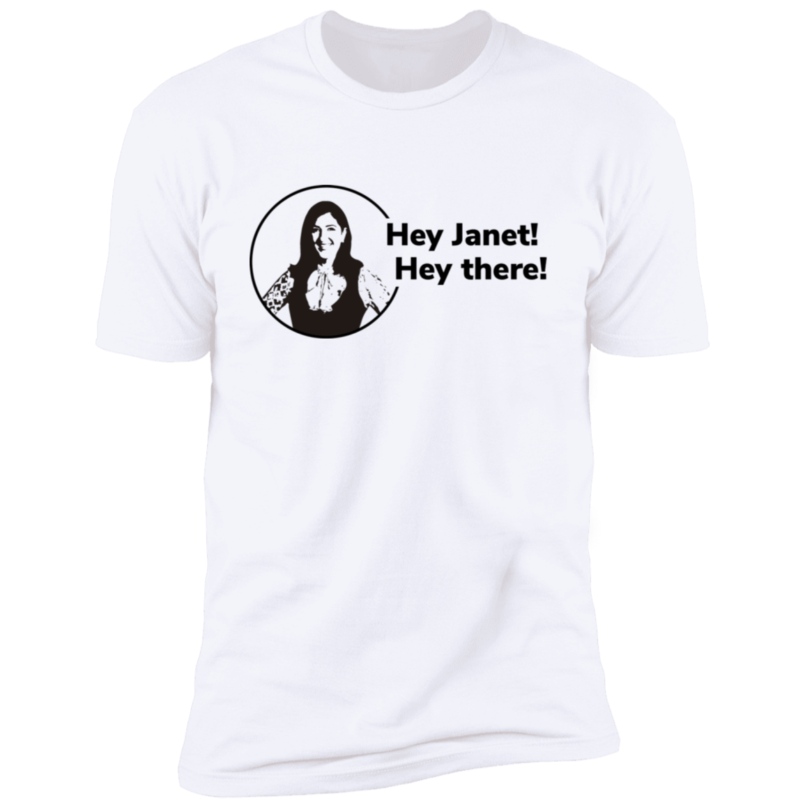 T-Shirts White / S Hey Janet Men's Premium T-Shirt