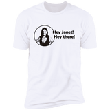 T-Shirts White / S Hey Janet Men's Premium T-Shirt