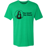 T-Shirts Envy / S Hey Janet Men's Triblend T-Shirt