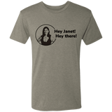 T-Shirts Venetian Grey / S Hey Janet Men's Triblend T-Shirt
