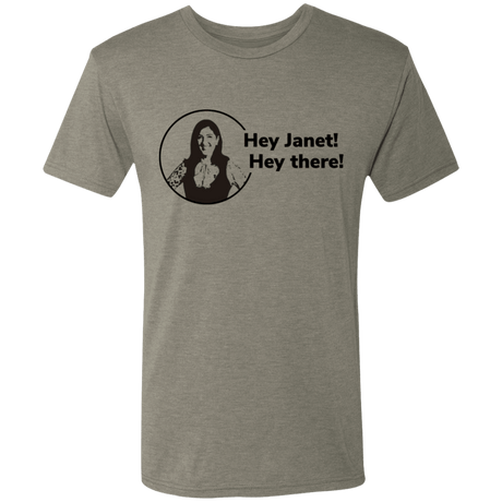 T-Shirts Venetian Grey / S Hey Janet Men's Triblend T-Shirt