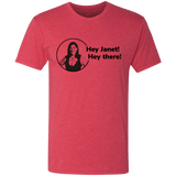 T-Shirts Vintage Red / S Hey Janet Men's Triblend T-Shirt