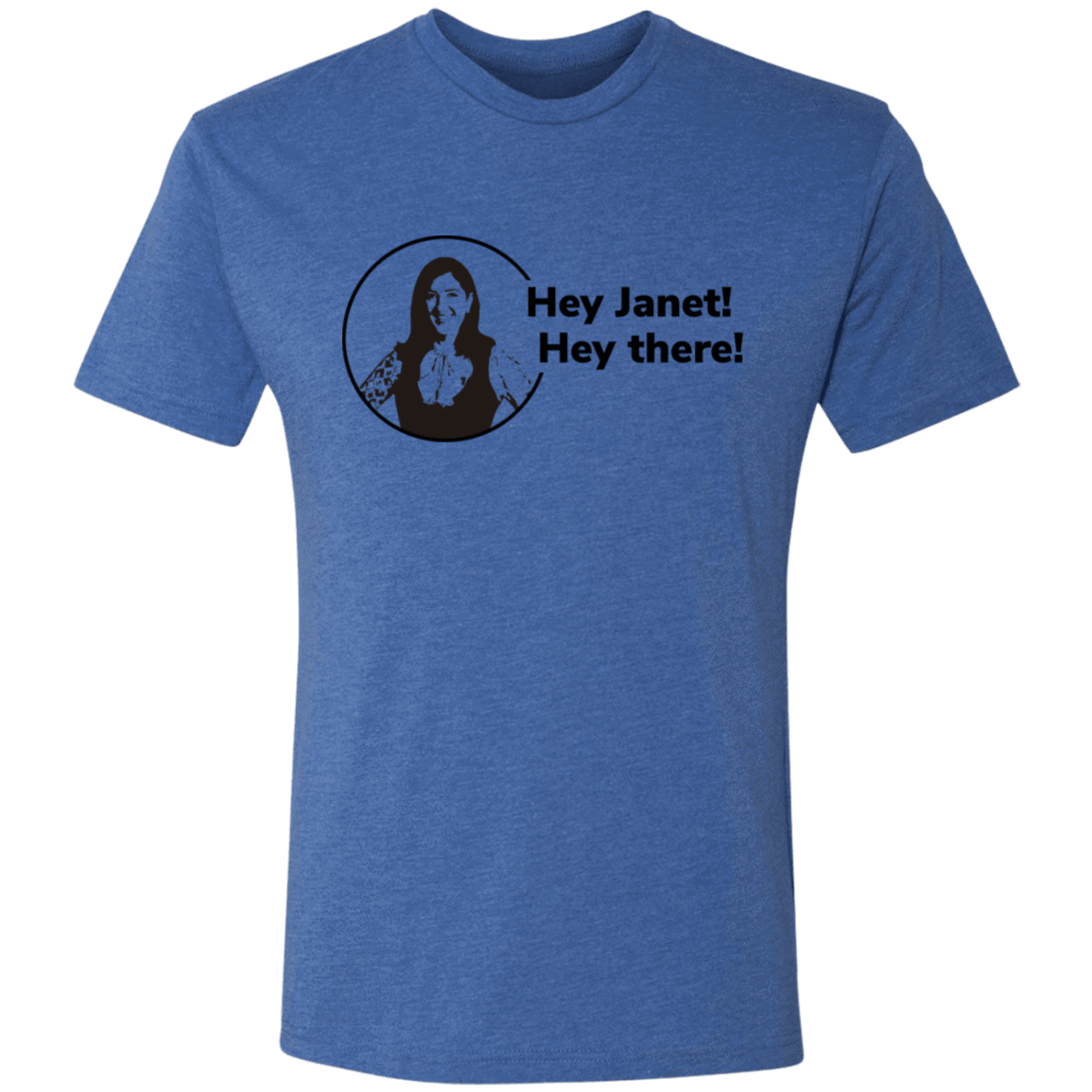 T-Shirts Vintage Royal / S Hey Janet Men's Triblend T-Shirt