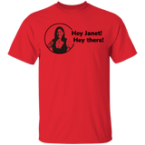 T-Shirts Red / S Hey Janet T-Shirt