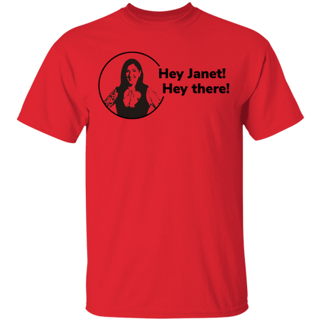 T-Shirts Red / S Hey Janet T-Shirt