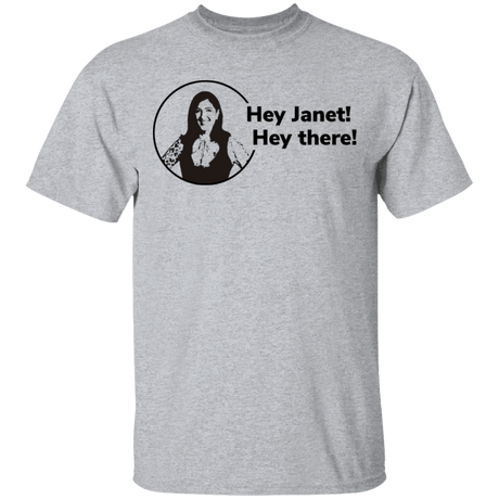 T-Shirts Sport Grey / S Hey Janet T-Shirt