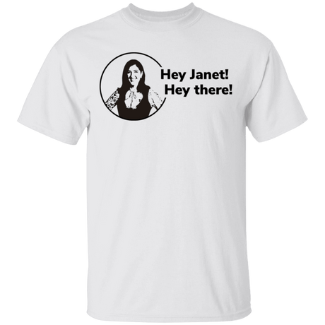 T-Shirts White / S Hey Janet T-Shirt