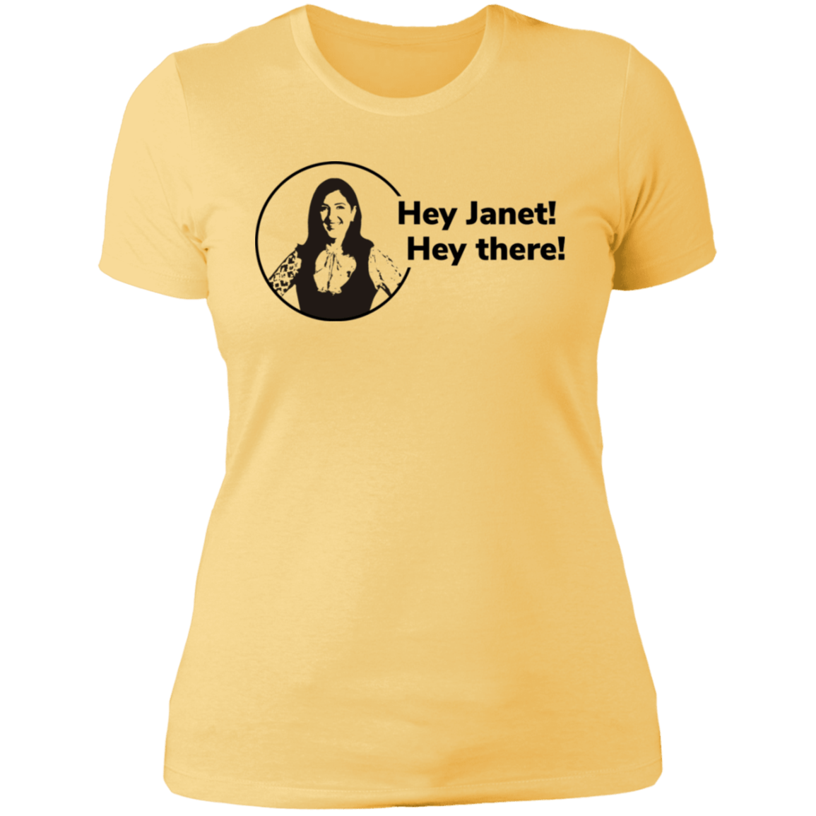 T-Shirts Banana Cream/ / S Hey Janet Women's Premium T-Shirt