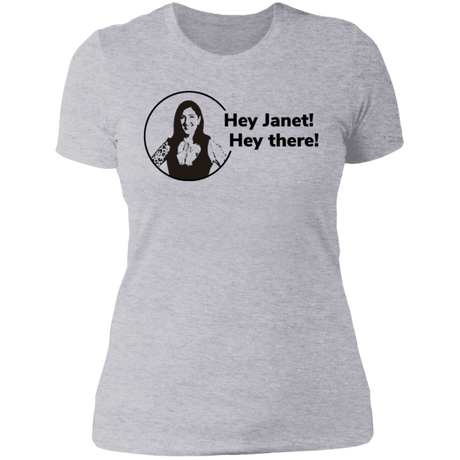 T-Shirts Heather Grey / S Hey Janet Women's Premium T-Shirt