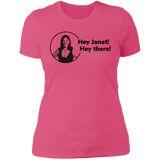 T-Shirts Hot Pink / S Hey Janet Women's Premium T-Shirt