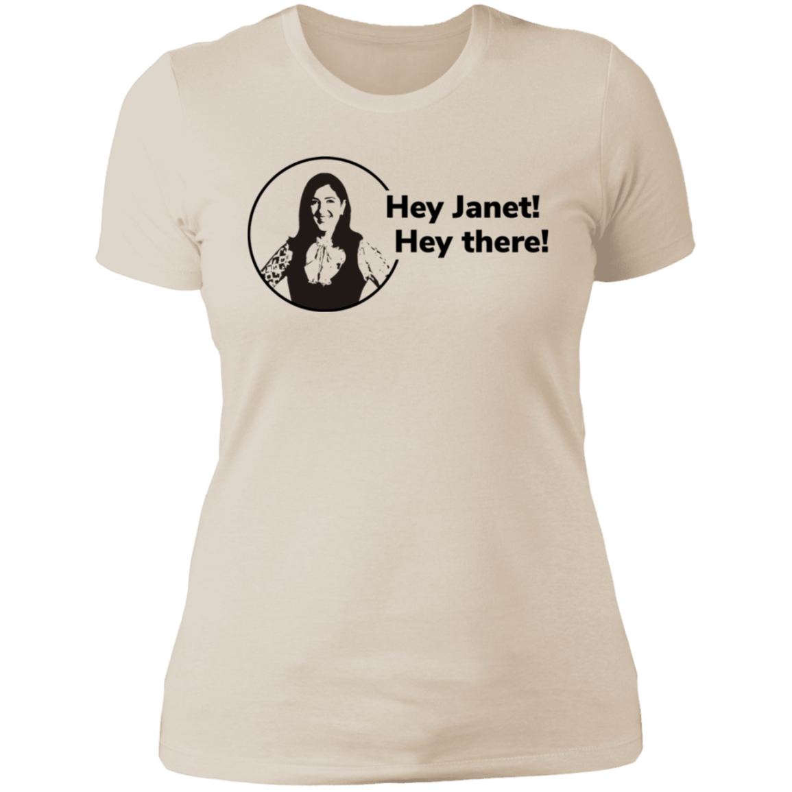 T-Shirts Ivory/ / S Hey Janet Women's Premium T-Shirt