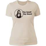 T-Shirts Ivory/ / S Hey Janet Women's Premium T-Shirt