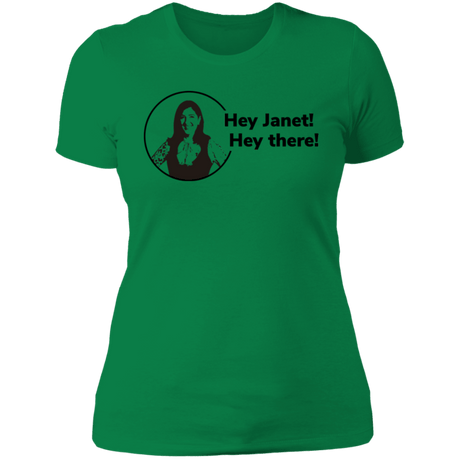 T-Shirts Kelly Green / S Hey Janet Women's Premium T-Shirt