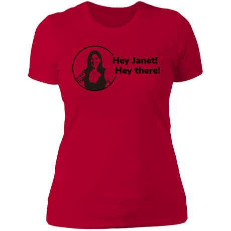T-Shirts Red / S Hey Janet Women's Premium T-Shirt
