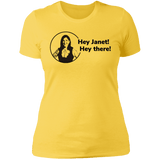 T-Shirts Vibrant Yellow / S Hey Janet Women's Premium T-Shirt