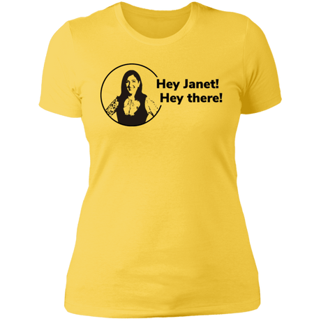 T-Shirts Vibrant Yellow / S Hey Janet Women's Premium T-Shirt