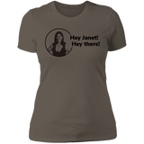 T-Shirts Warm Grey / S Hey Janet Women's Premium T-Shirt