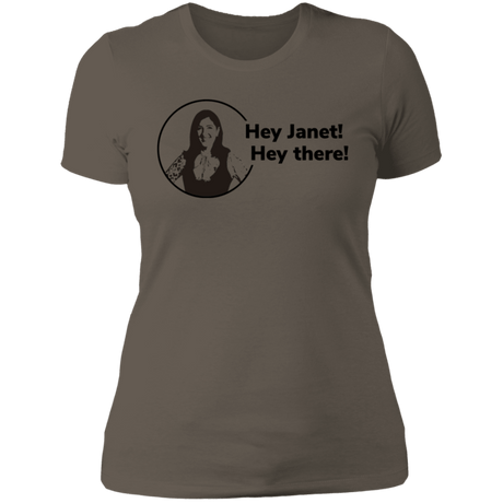 T-Shirts Warm Grey / S Hey Janet Women's Premium T-Shirt