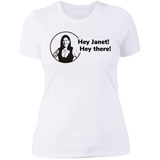 T-Shirts White / S Hey Janet Women's Premium T-Shirt