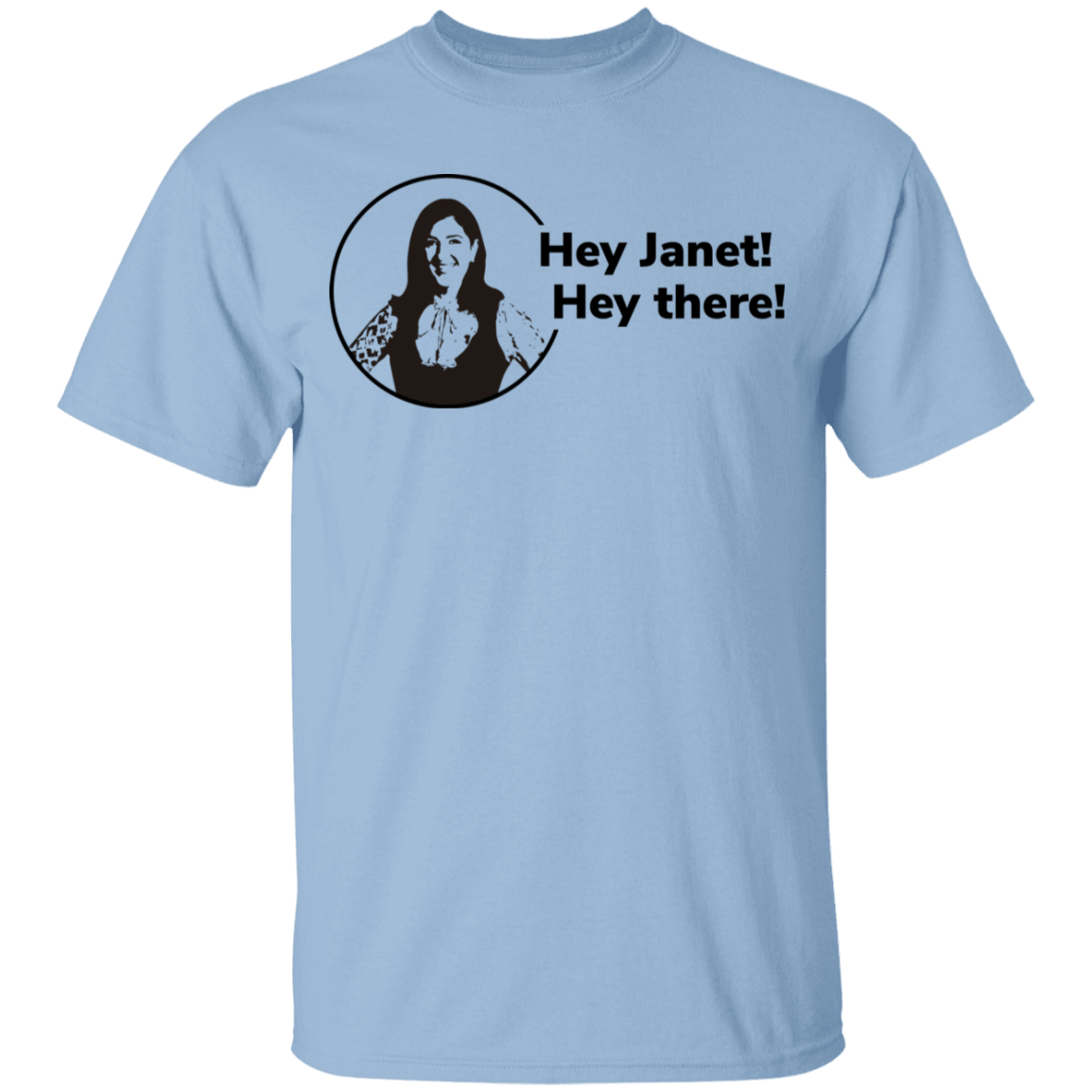 T-Shirts Light Blue / YXS Hey Janet Youth T-Shirt