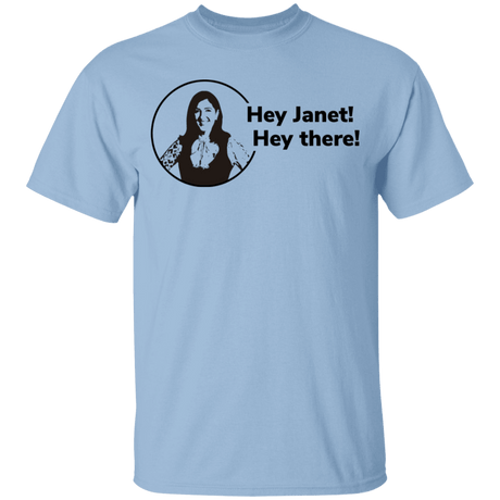 T-Shirts Light Blue / YXS Hey Janet Youth T-Shirt