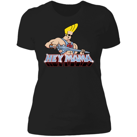 T-Shirts Black / S Hey Mama Women's Premium T-Shirt