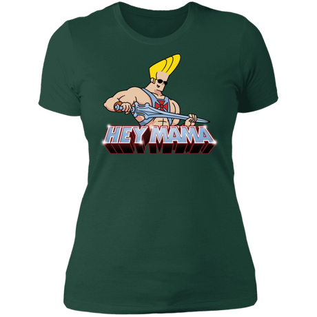 T-Shirts Forest Green / S Hey Mama Women's Premium T-Shirt