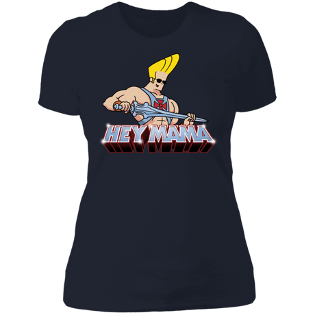 T-Shirts Midnight Navy / S Hey Mama Women's Premium T-Shirt