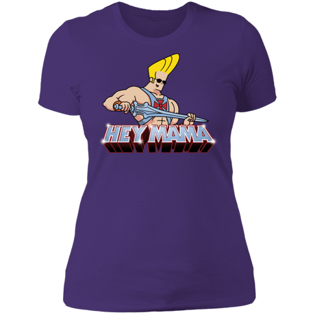 T-Shirts Purple Rush/ / S Hey Mama Women's Premium T-Shirt