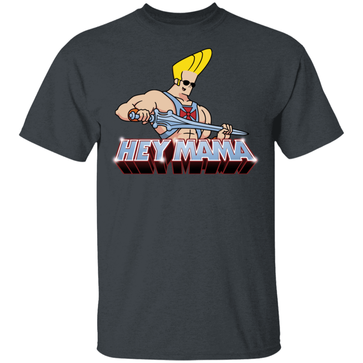 T-Shirts Dark Heather / YXS Hey Mama Youth T-Shirt